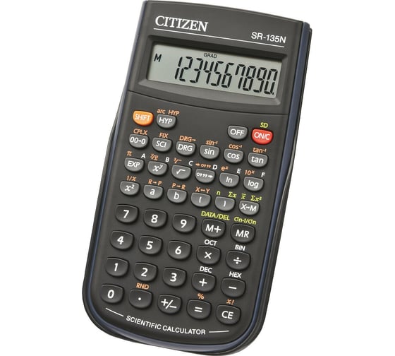 Калькулятор научный Citizen SR-135N 8+2 разрядов, 128 функций