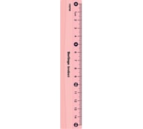 Линейка BERLINGO Instinct 15 см, пластиковая, ассорти PR_40015