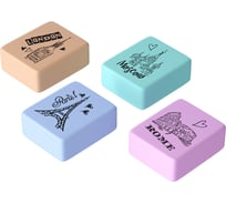 Ластик BERLINGO Capitals прямоугольный, термопластичная резина, ассорти BLc_00460