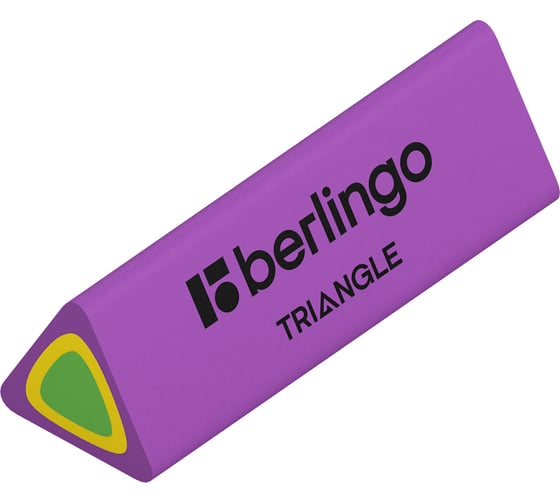 Ластик BERLINGO Triangle треугольный, термопластичная резина, 44х15х15 мм BLc_00110