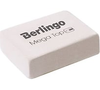 Ластик BERLINGO Mega Top прямоугольный, натуральный каучук, 26х18х8 мм BLc_00014