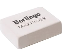 Ластик BERLINGO Mega Top прямоугольный, натуральный каучук, 32х18х8 мм BLc_00012