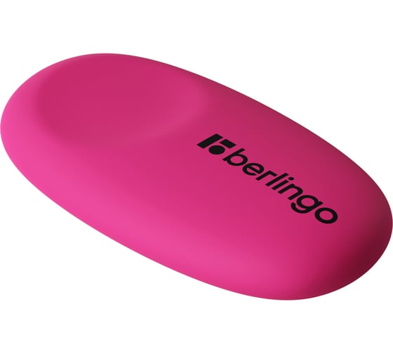 Ластик BERLINGO Ergonomic овальный, термопластичная резина, 50х30х8 мм Blc_00240