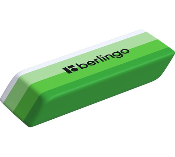 Ластик BERLINGO Stripes прямоугольный, скошенный, термопластичная резина, ассорти BLc_00600