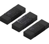 Ластик BERLINGO DoubleBlack прямоугольный 50х18х10 мм BLc_00420
