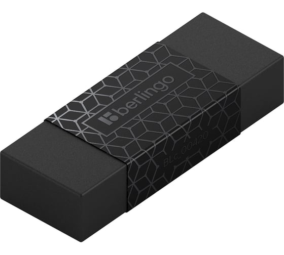 Ластик BERLINGO DoubleBlack прямоугольный 50х18х10 мм BLc_00420