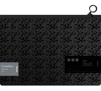 Папка-конверт BERLINGO DoubleBlack на молнии 200 мкм, черная, с рисунком ZBx_A4701