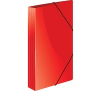 Папка на резинке BERLINGO Standard А4, 600 мкм, красная MB2328
