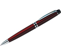 Шариковая ручка BERLINGO Silk Prestige синяя, 0.7 мм, корпус бордо, поворотный, индивидуальная упаковка CPs_70353