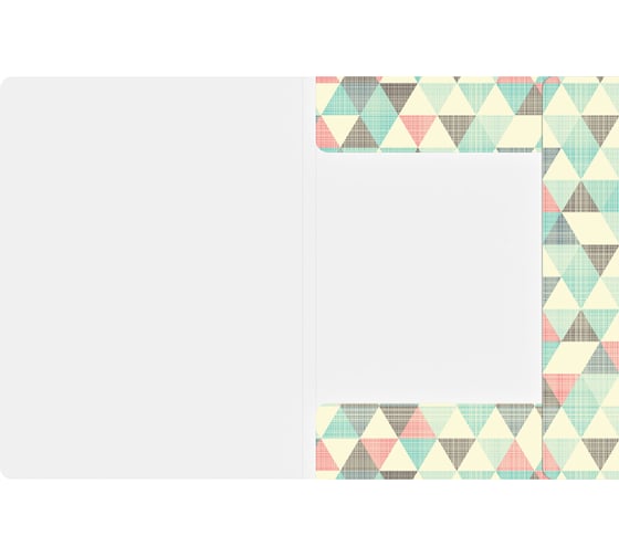 Папка для тетрадей BERLINGO Triangle на резинке А5+, 600 мкм, с рисунком FB5_A5201