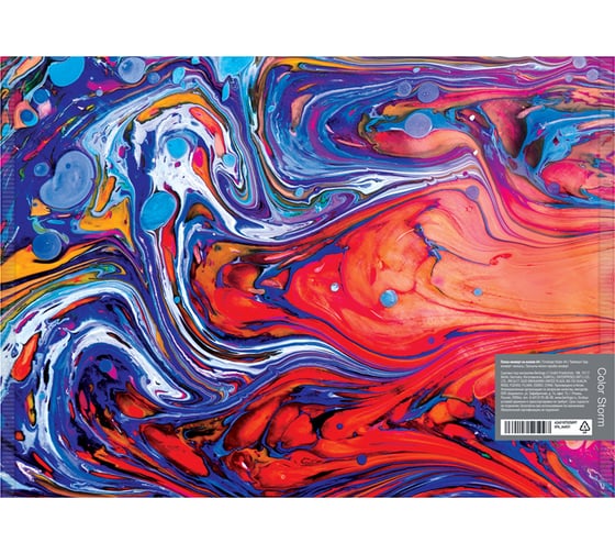 Папка-конверт BERLINGO Color Storm на кнопке, 180 мкм, с рисунком EFb_A4031