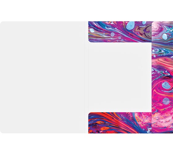 Папка для тетрадей BERLINGO Color Storm на резинке А5+, 600 мкм, с рисунком FB5_A5031