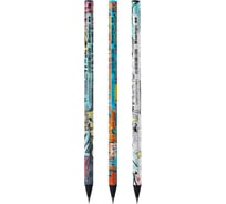 Карандаш чернографитовый Berlingo "Street Art" HB, 72 шт в упаковке, круглый, черное дерево, заточен BP01302