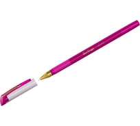 Шариковая ручка BERLINGO xGold розовая, 0.7 мм, игольчатый стержень, грип CBp_07505