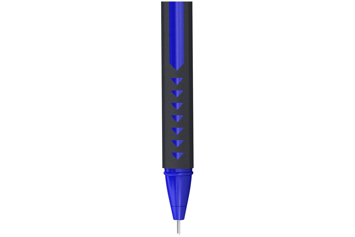 Шариковая ручка BERLINGO Triangle Twin синяя, 0.7 мм игольчатый .