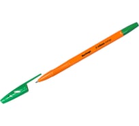 Шариковая ручка BERLINGO Tribase Orange зеленая, 0.7 мм CBp_70914