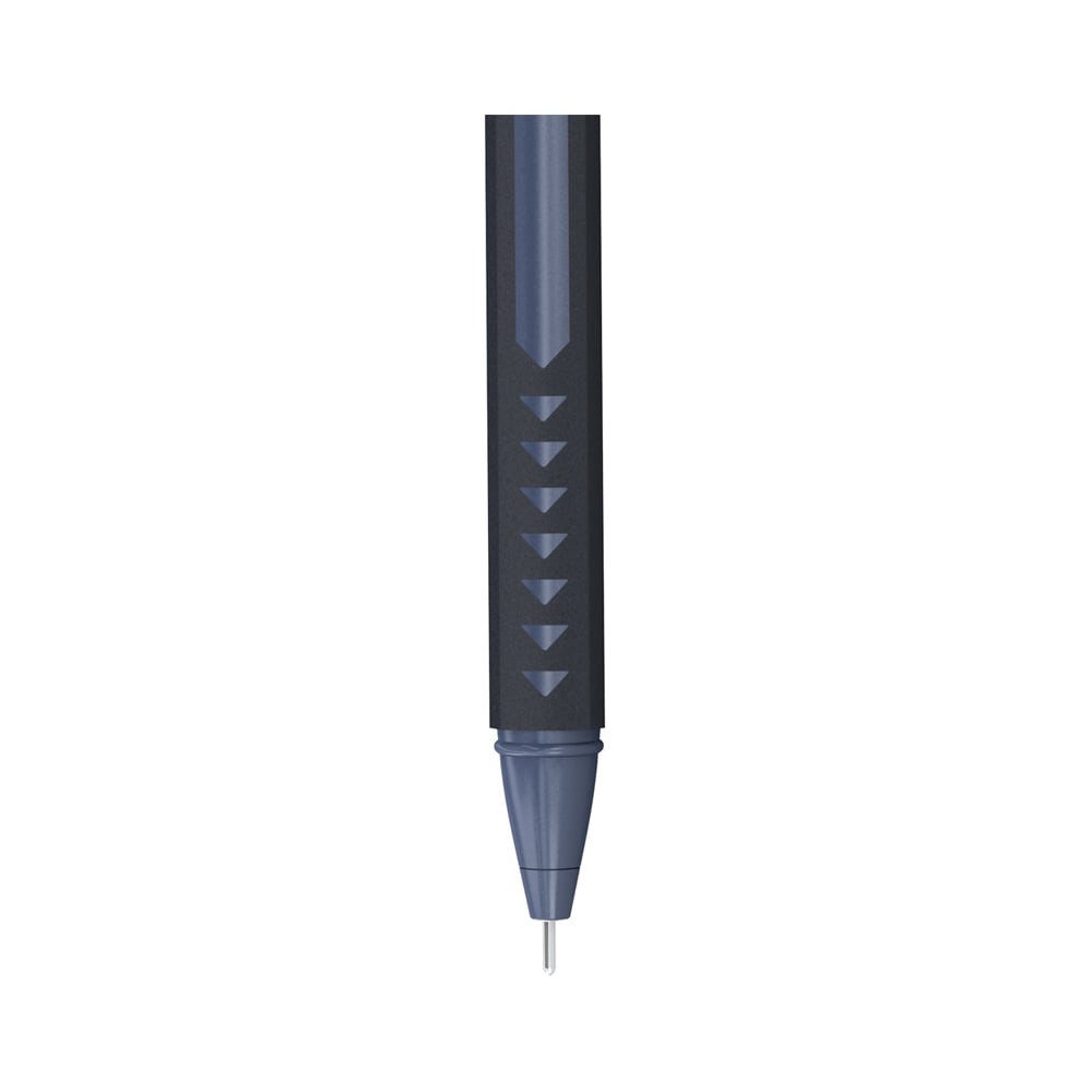 Шариковая ручка BERLINGO Triangle Twin черная, 0.7 мм игольчатый .