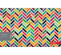 Папка-конверт BERLINGO Geometry на кнопке, 180 мкм, с рисунком EFb_A4102