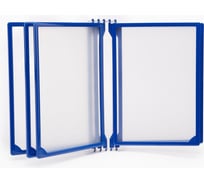 Настенная перекидная система Контур Лайн 5 отделений, А4, синяя 08FB0202