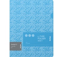 Папка-уголок Berlingo Starlight S А4, 200 мкм, голубая, с рисунком LFp_A4903