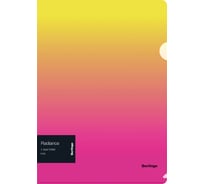 Папка-уголок Berlingo Radiance А4, 200 мкм, желтый/розовый градиент LFp_A4001