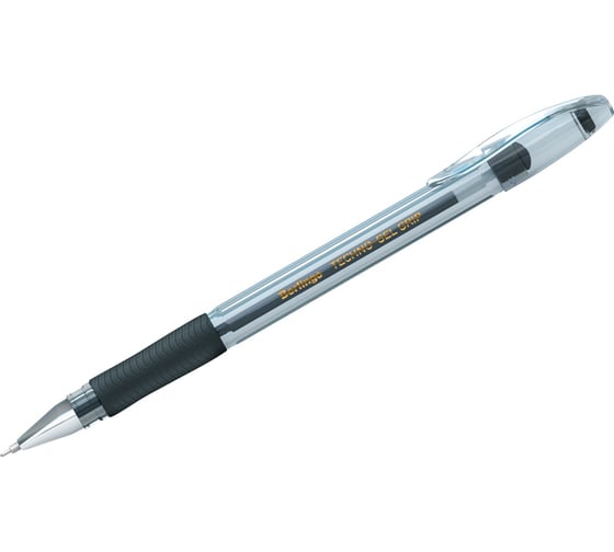 Гелевая ручка Berlingo Techno-Gel Grip черная, 0.5 мм, грип CGp_50901