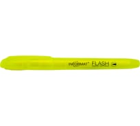 Текстовый маркер INFORMAT FLASH 1-4 мм желтый скошенный флуоресцентный FRK04Y