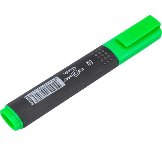 Текстовый маркер INFORMAT CLASSIC 1-5 мм зеленый скошенный FFK04G