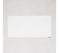 Стеклянная магнитно-маркерная доска GENGLASS BASE белая, 100x200 см B-100-200-9003