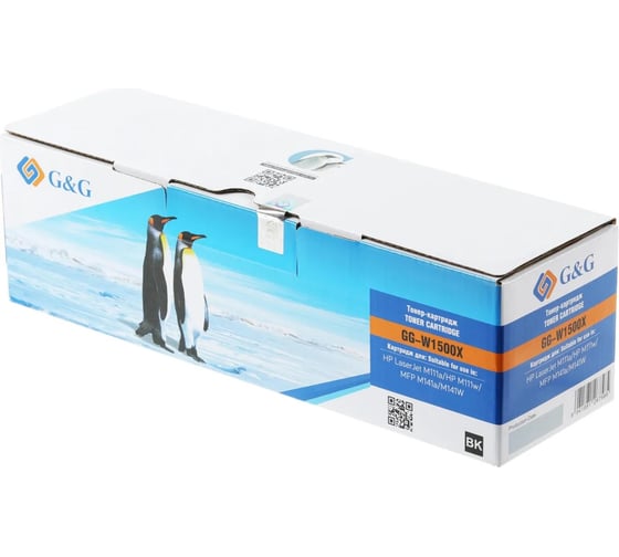 Картридж лазерный G&G GG-W1500X W1500X черный 2000 страниц для HP LaserJet M111a/M111w/MFP M141a/M141W 1976114 1