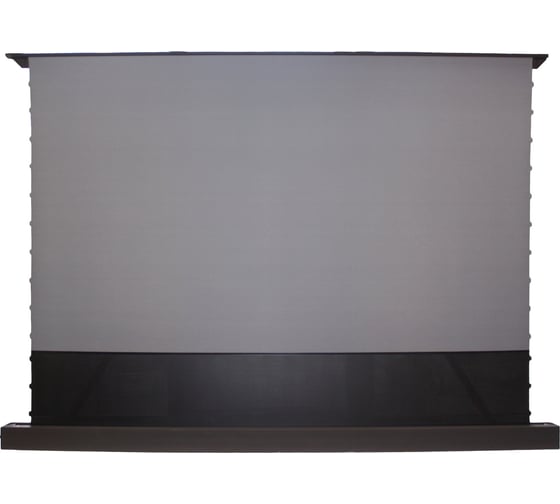 Экран CACTUS FloorRising CS-PSFRALR-221x125, 125x221 см, 16:9, напольный, рулонный, черный, моторизованный привод, 2029372