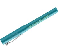 Капиллярная ручка Faber-Castell Grip 2010 синяя, бирюзово-зеленый корпус 140412