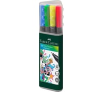 Набор капиллярных ручек Faber-Castell Grip Finepen 10 цветов, 0.4 мм, трехгранные, пластиковая упаковка 151611