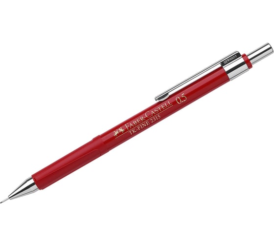 Механический карандаш Faber-Castell TK-Fine 2315 HB, 0.5 мм, красный корпус 231521