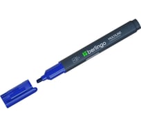 Маркер перманентный Berlingo "Multiline PE400" синий, скошенный, 0,5-4мм, 12 шт. BMc_04602