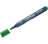 Перманентный маркер Berlingo Multiline PE300 зеленый, пулевидный, 3 мм BMc_16204