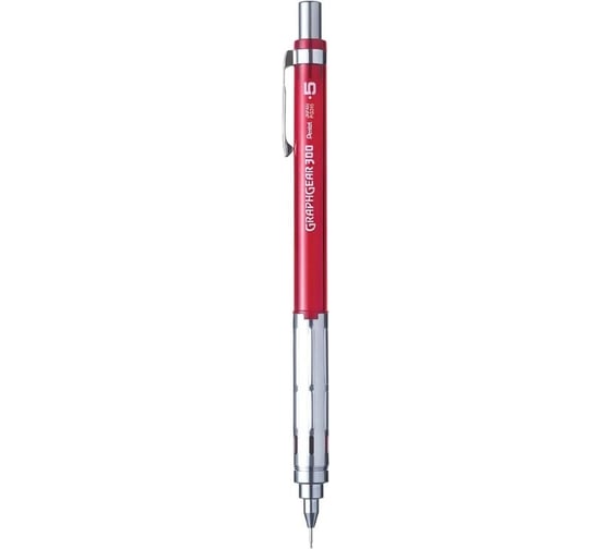 Набор Pentel автоматический карандаш GraphGear300 0.5 мм + грифели 0.5 мм HB 12 шт PPG315B-C275S 776864 1
