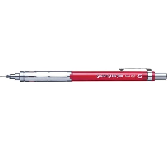 Набор Pentel автоматический карандаш GraphGear300 0.5 мм + грифели 0.5 мм HB 12 шт PPG315B-C275S 776864