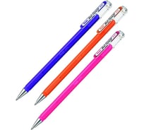 Набор Pentel гелевые ручки Mattehop 3 шт, цвета розовый, оранжевый, фиолетовый PK110V-3FPV 789088