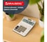 Калькулятор настольный BRAUBERG DC-118-BG 175x126 мм, 12 разрядов, двойное питание, бежевый 272963 6