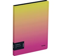 Папка с зажимом Berlingo Radiance А4, пластик, 17 мм, 600 мкм, желтый/розовый градиент FSc_A4001