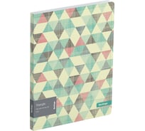 Папка с зажимом Berlingo Triangle А4, пластик, 17 мм, 600 мкм, черная, с рисунком FSc_A4201