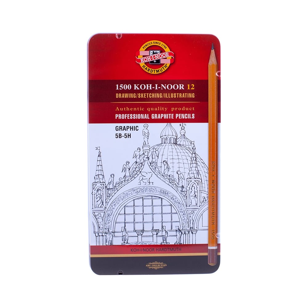 Koh I Noor 1500 Graphic 12 5B 5H Koh I Noor 1500 Graphic 12 5B 5H