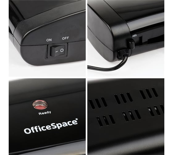 Ламинатор OfficeSpace LM500 A4,75-125 мкм, 2 вала, скорость 40 см/мин РТС LM_32846