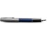 Перьевая ручка Parker Sonnet Sand Blasted Metal&Blue Lacquer черная, 0.8 мм, подарочная упаковка 2146747 3