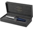 Перьевая ручка Parker Sonnet Sand Blasted Metal&Blue Lacquer черная, 0.8 мм, подарочная упаковка 2146747 5