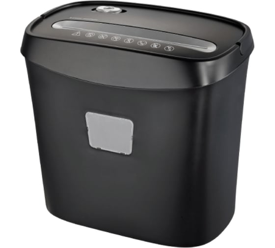 Уничтожитель документов Office Kit S45 5 уровней секретности, 2x9 мм, 6 листов, 16 л, скрепки, скобы, карты OK0209S045 1