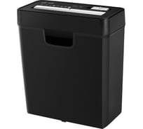 Шредер Cactus CS-SH-P2 черный, секретность Р-2, ленты, 6 листов, 10 л, скобы/пласт.карты, 2077503