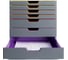 Бокс для документов Durable Varicolor 280х292х356, 7 цветных отделений 7607-27 3