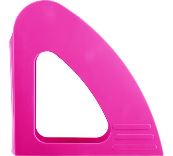 Вертикальный лоток для бумаг OfficeSpace Colorful, неоновый розовый VH_33836